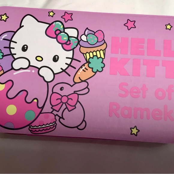 Hello Kitty Easter Ramekins. - Picture 2 of 4